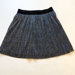 Topshop SZ 2 Metallic Short Pull On Mini Skirt D20